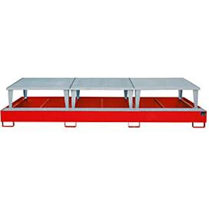 Lekbak AWA 1000-3, rood RAL 3000