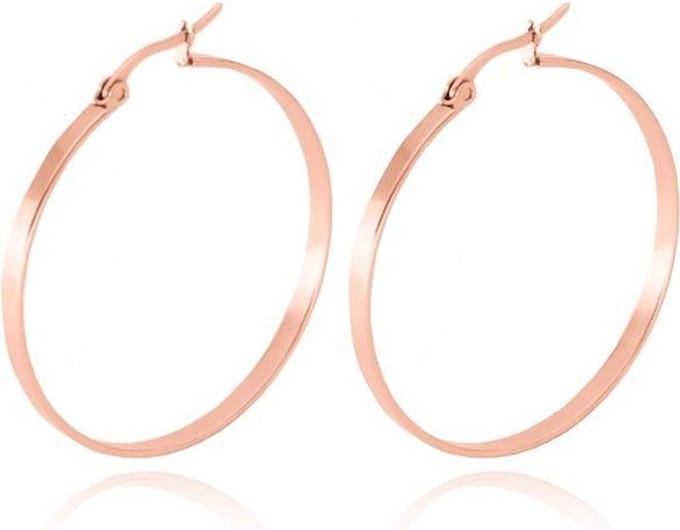 Dames oorringen Cilla Jewels Edelstaal Goudkleurig-60mm