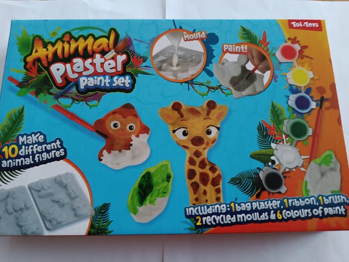 Toi-Toys Wild life gips gieten set creatief speelgoed.