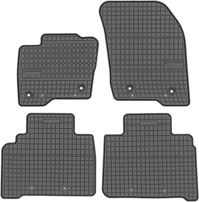 Frogum Serie - Ford S-Max II 2015 - Rubber Automatten - Voor - Met Bevestigingen