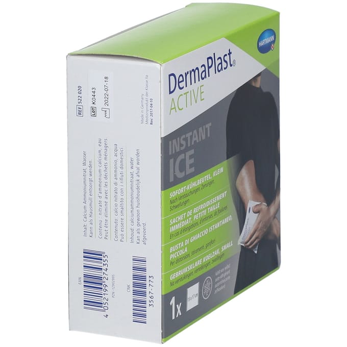 Hartmann Dermaplast Active Instant Ice Pack Small 15x17cm 5220200 1 Compressen