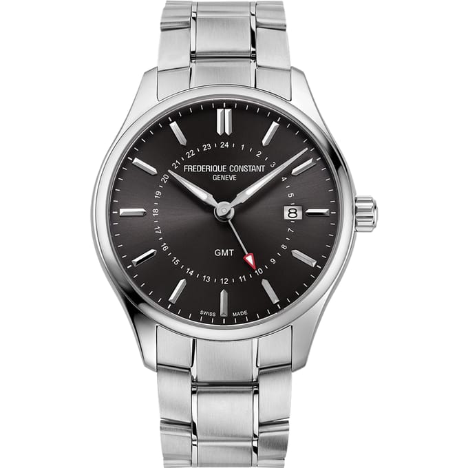 Frédérique Constant FC-252DGS5B6B Horloge - Staal - Zilverkleurig - Ø 40 mm