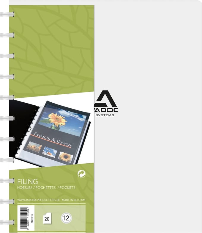 Adoc Bind-Ex A4 20 hoesjes transparant doos van 10