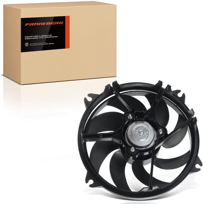 Frankberg 1x Motorradiator enkele ventilator