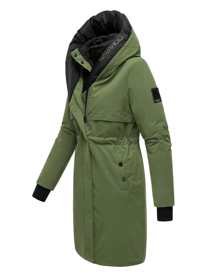 Navahoo dames winterjas Snowelf – Licht & Warm met magneetsluiting