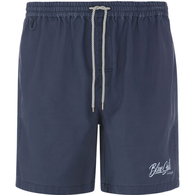 Jan Vanderstorm herren Zwemshort - 10 - donkerblauw - Plus Size