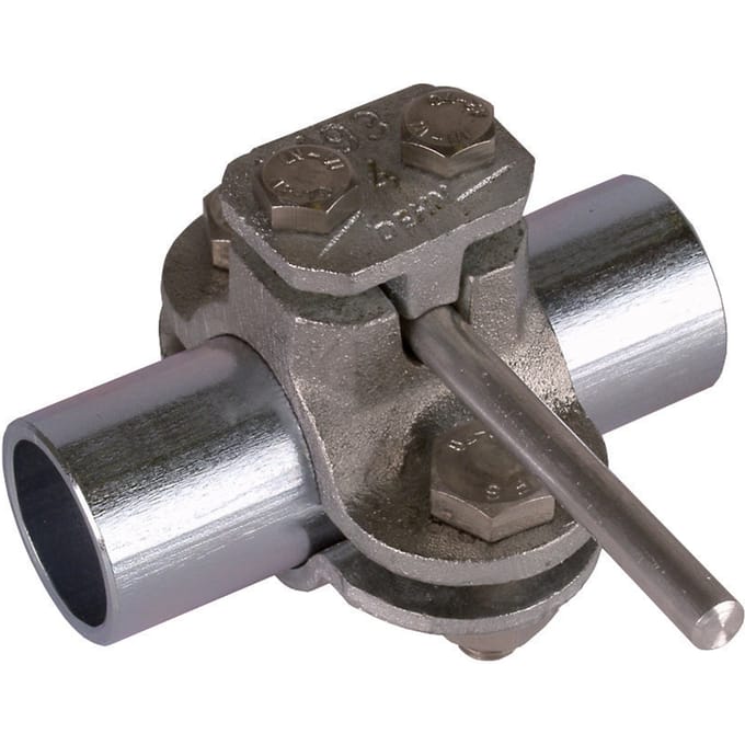 Dehn aardingsbuisklem D 21mm met aansluitklem Rd 4-10mm - 407012