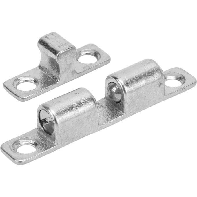 Boot Deurvanger Gepolijst Roestvrij Staal 60mm Marinekwaliteit Deur Bal Spanning Roller Vanger voor Camper Boot Jacht white