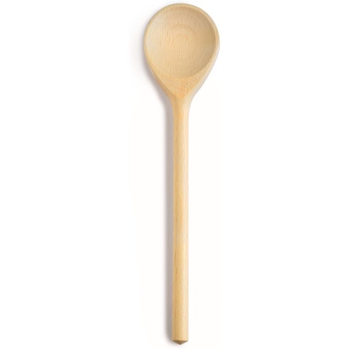 Houten lepel, rond, 20cm - Rond, ca. 20 cm