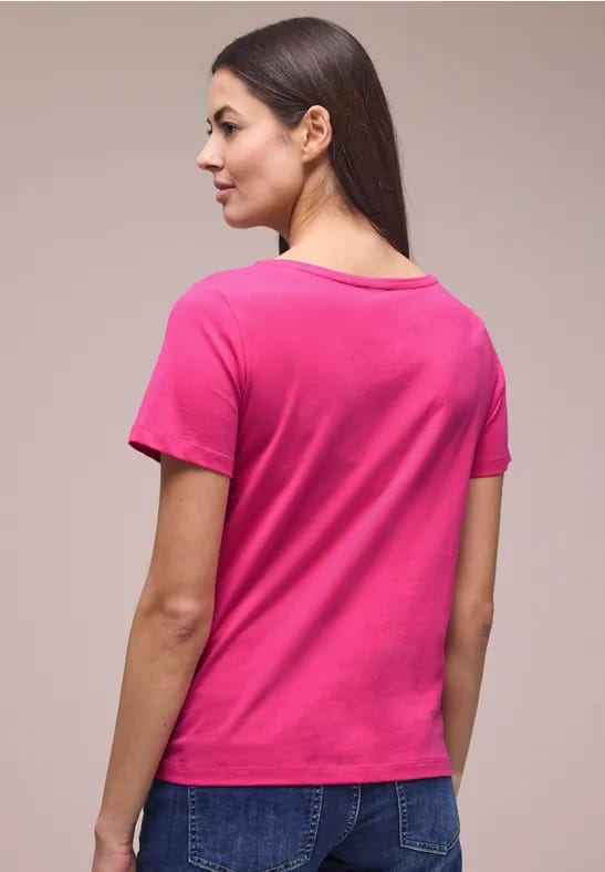 Dames-T-shirt Street One LTD QR Basic