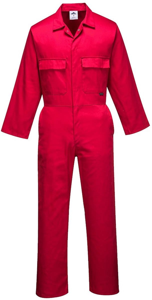 Portwest Euro Work Polykatoen Overall S999 - Rood - S