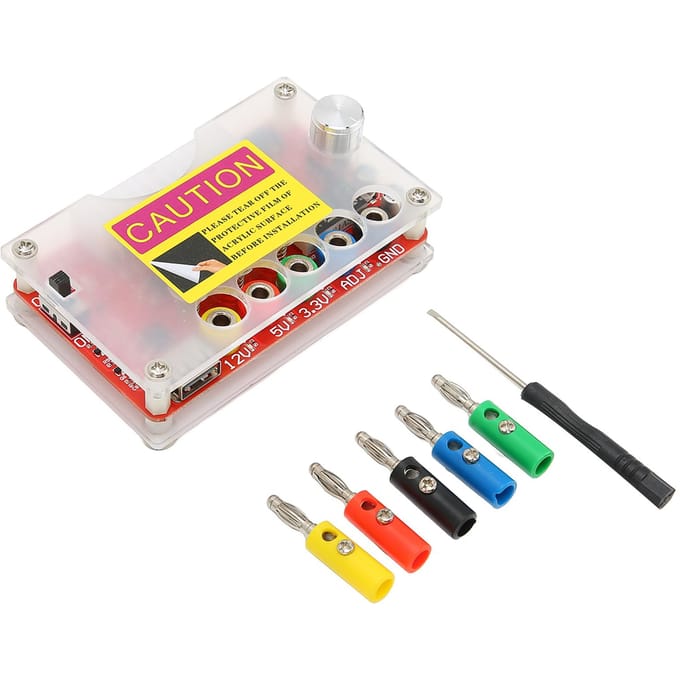 Stroomverdeelbord ADJ Instelbare Spanning Knop Aanraakschakelaar ATX Stroom Splitter Bord