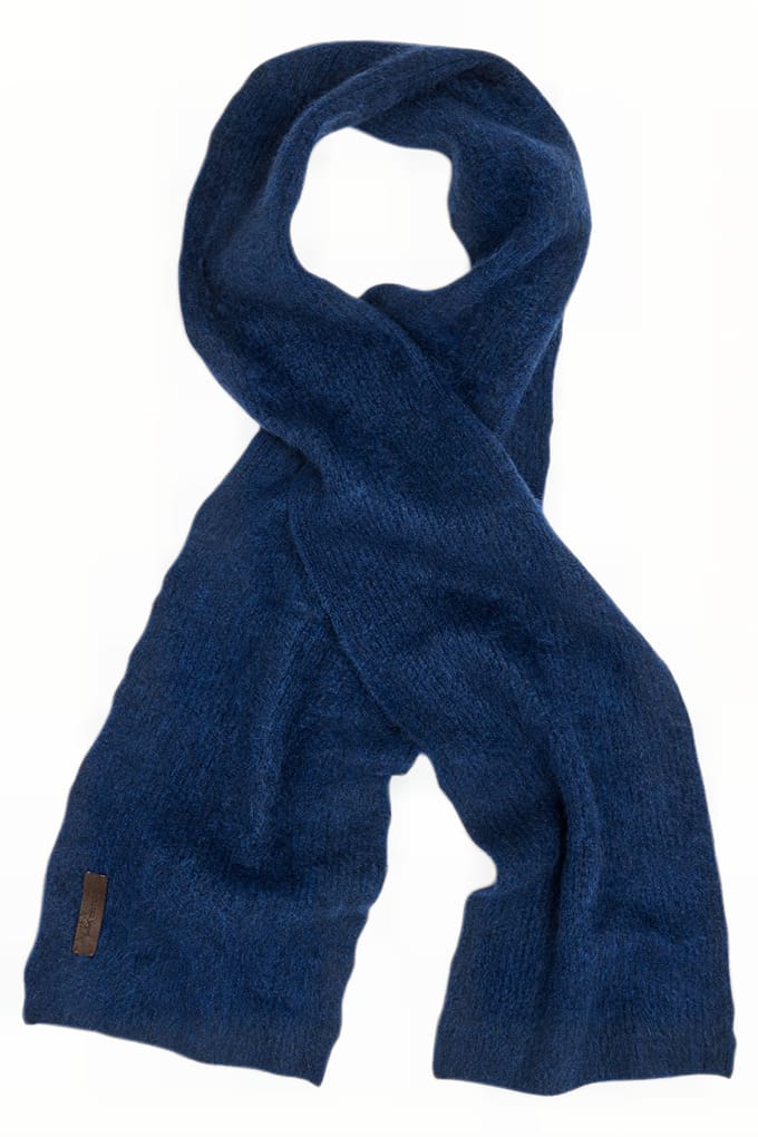 John Varvatos Lea Brushed Cashmere Scarf Night Shadow Größe: OS | Schals Outlet | Herren | Schwarz