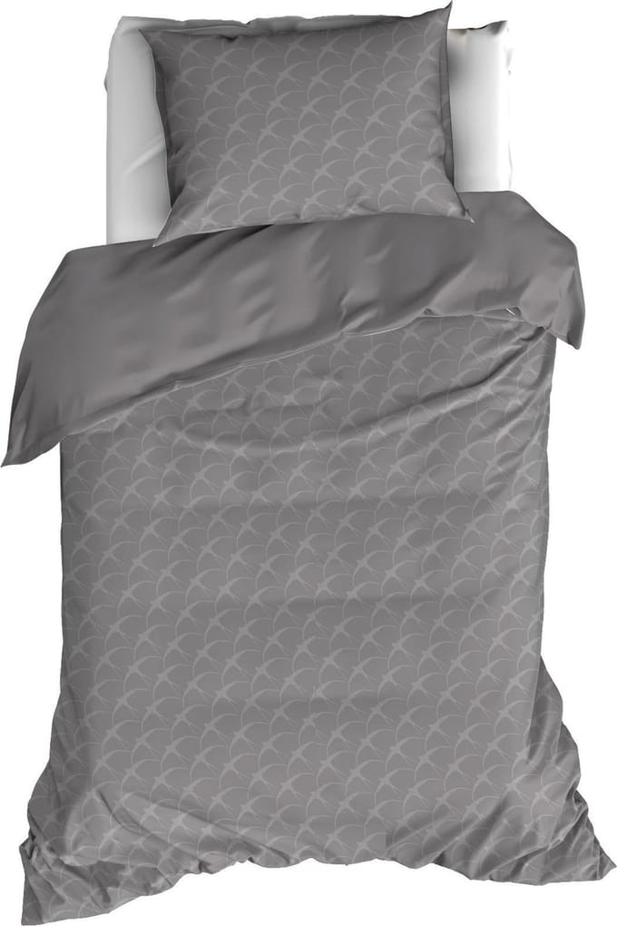 De Witte Lietaer Dekbedovertrek Birds - Eenpersoons - 140 x 200/220 cm - Flanel