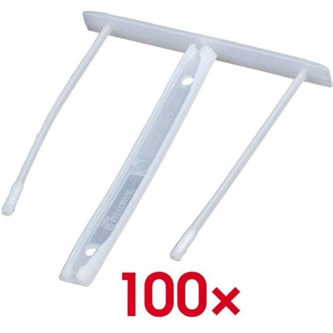Bundelbeugels Bankers Box Archive Clip, 100 stuks, wit
