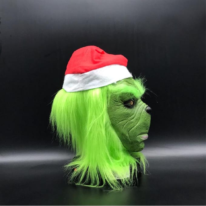 Groene Complete Kostuumset (Masker + Hoed + 2 Handschoenen) - Voor Halloween & Themafeesten green