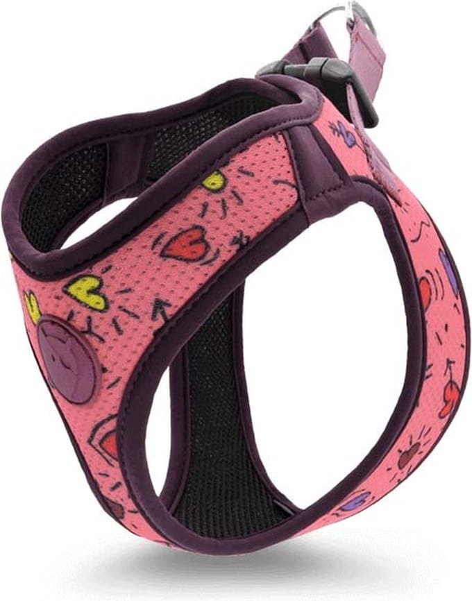Morso - Hondentuig Body Mesh Gerecycled Pink Think Roze