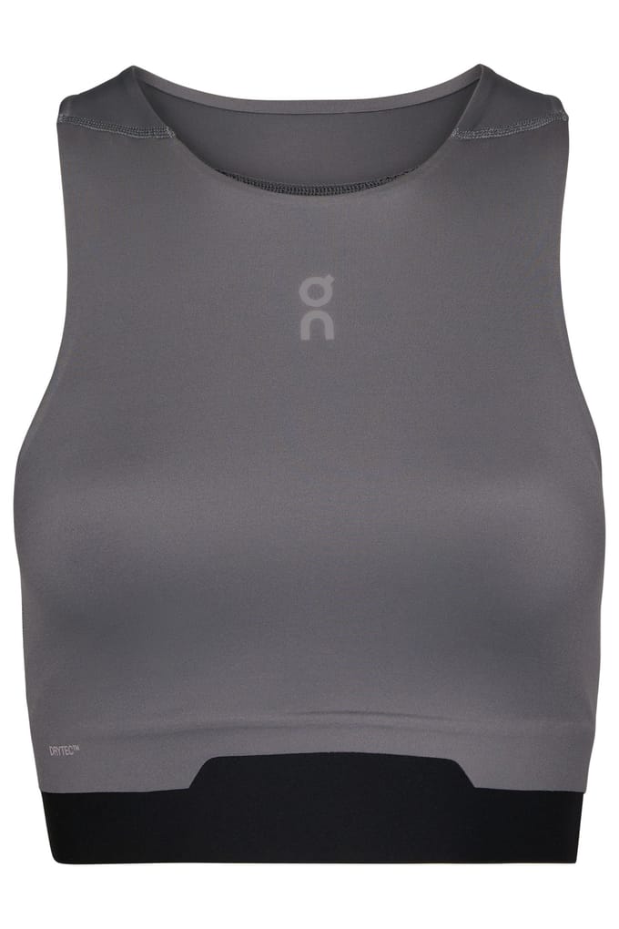 On Train 2-in-1 Crop 1 W Rock Maat: XL | Sport BH's Outlet | Dames | Grijs