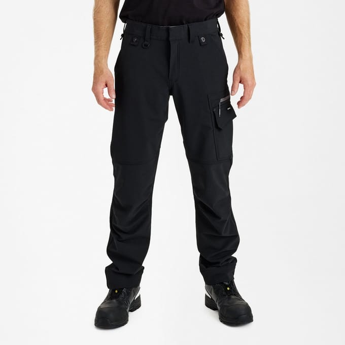 Engel Entire monteursbroek met 4-weg stretch 2336-234 - Black / Anthracite Grey - 22