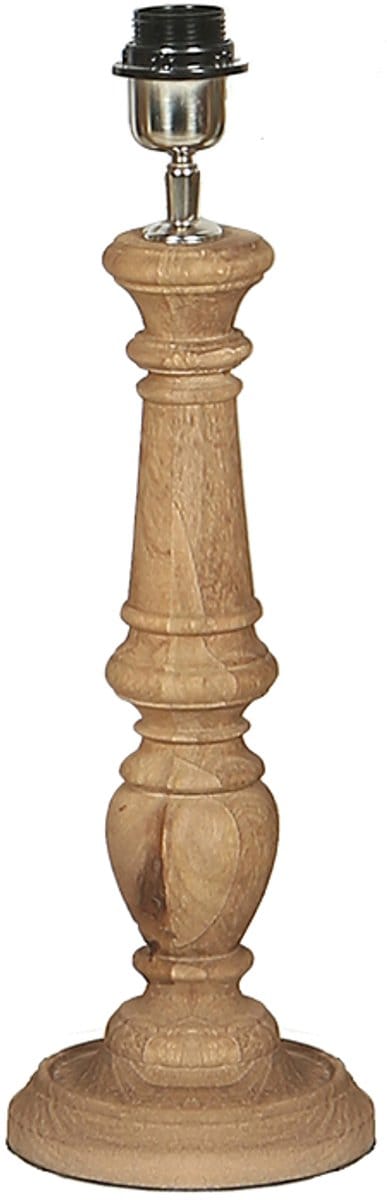 by Mooss - Tafellamp - Miami - Almond - Hout - Baluster - 35 cm