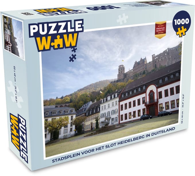 Puzzel Heidelberg - Kasteel - Duitsland - Legpuzzel - Puzzel 1000 stukjes volwassenen