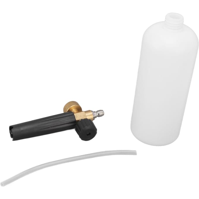 1L Autoschuim Sprayfles Multifunctioneel met G1 4 Snelkoppeling Koperen Schuimlans voor Buiten white