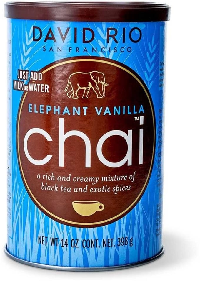 David Rio Chai latte - Elephant vanilla mix - originele Masala Chai