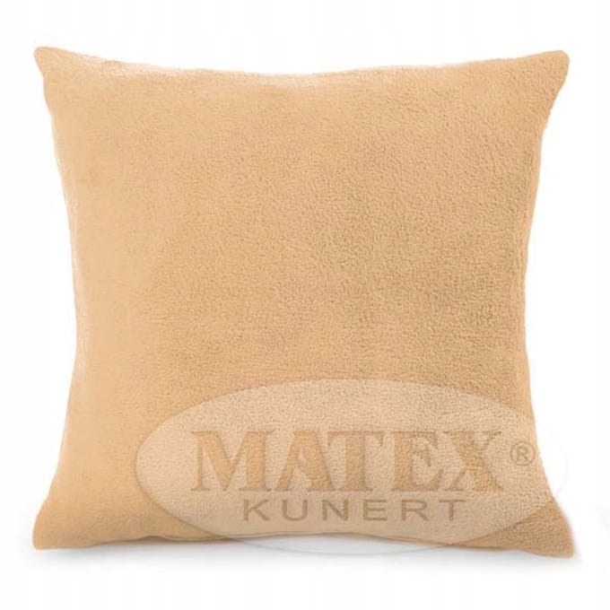 Kussenhoes 40x40 cm Beige kasjmiervilt microvezel
