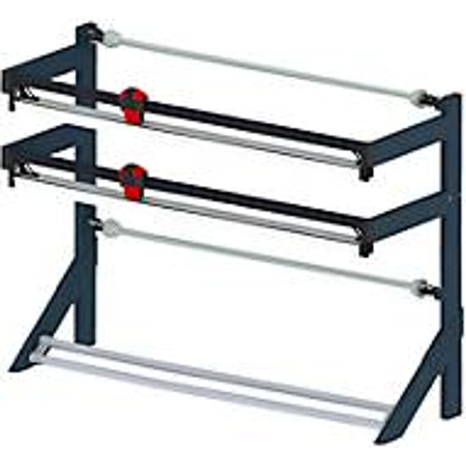 Rocholz dubbele snijstandaard module, horizontaal, snijbreedte 1600 mm, B 1940 x D 970 x H 1740 mm