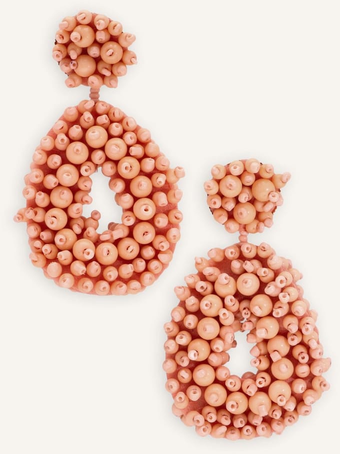 Notre-V Earring Beats Sieraden Dames - Oranje - Maat ONESIZE