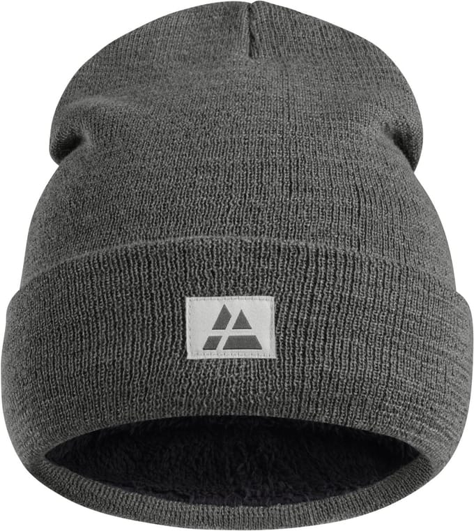 DANISH ENDURANCE Beanie van Gerecycelde Materialen met Polar Fleece - Donkergrijs