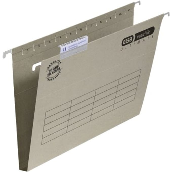Elba hangmappen voor laden Verticfile Ultimate formaat A4 bodem 30 mm