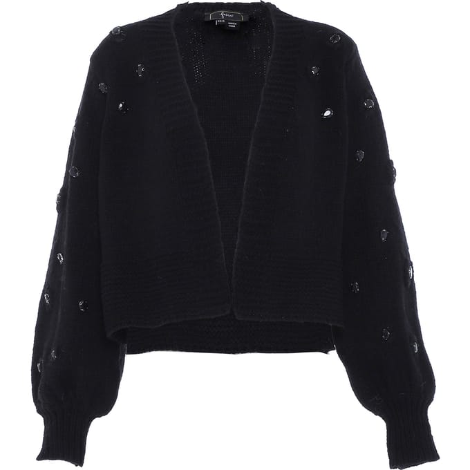 Faina Vest met strass steentjes Dames zwart