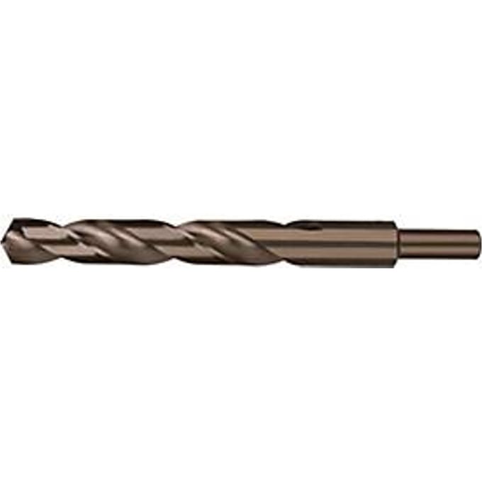 RUKO spiraalboor DIN 338 type N, Ø 17,5 mm, HSS-Co5 goudcoating, punthoek 130°, getrapte schacht
