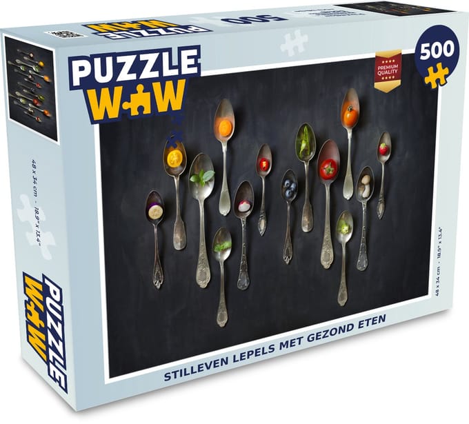Puzzel Lepels - Gezond - Stilleven - Legpuzzel - Puzzel 500 stukjes