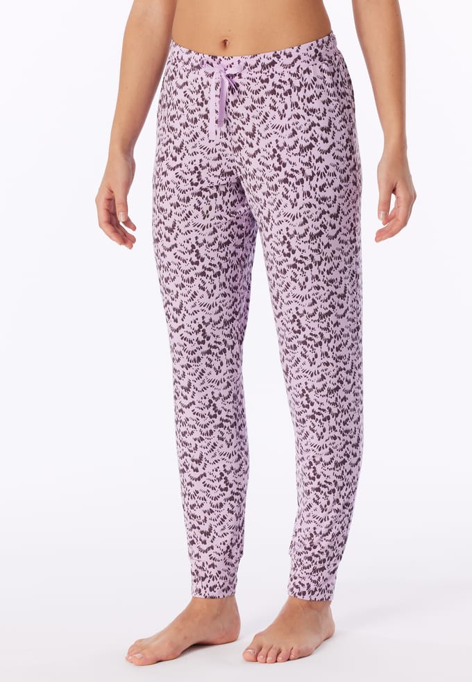 Langere broek met elastische manchetten en veren, multicolor - Mix+ Relax 42