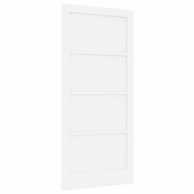 vidaXL - Interne - Deur - 93 - x - 202 - cm - Multiplex - Wit