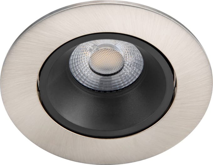 Philips Abrosa inbouwspot - 1-lichts - nikkel