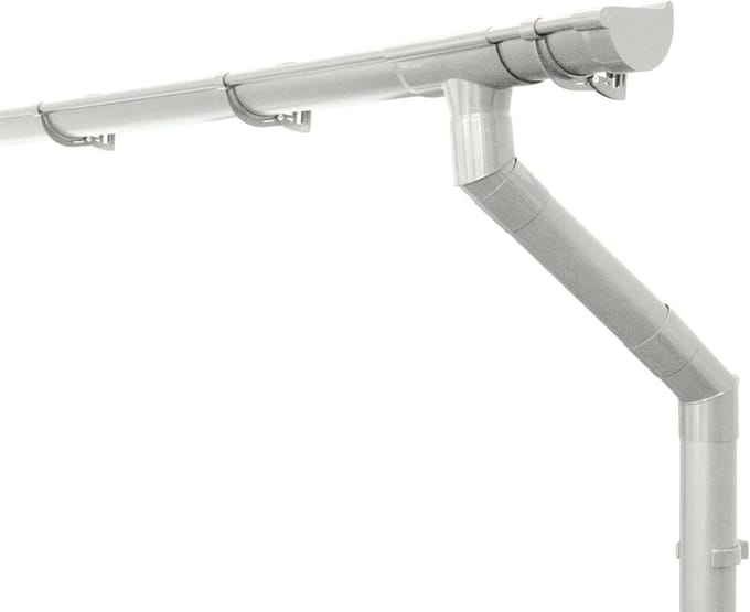 Dakgotenset Halfrond 125mm 4m voor Professionele Dakafvoer