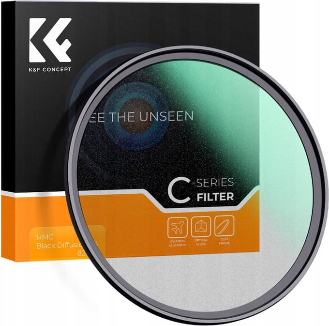 K&F Concept 55mm Black Mist Diffusion 1/4 Nano-C HMC filter