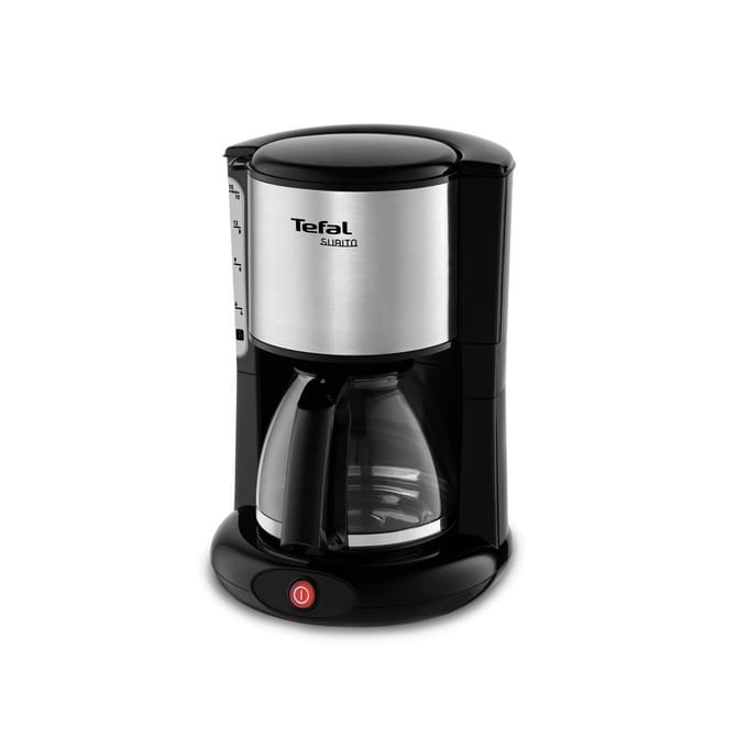 Tefal Subito CM3608 - Filter Koffiezetapparaat - Glazen Kan - 10 Koppen - Compact Design