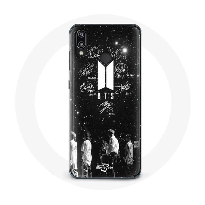 Coque - BTS - Huawei P20 Lite - Souple - Noir - Membres BTS