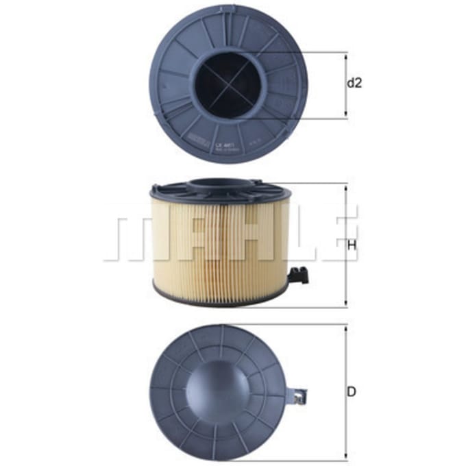 Luchtfilter KNECHT LX 4411