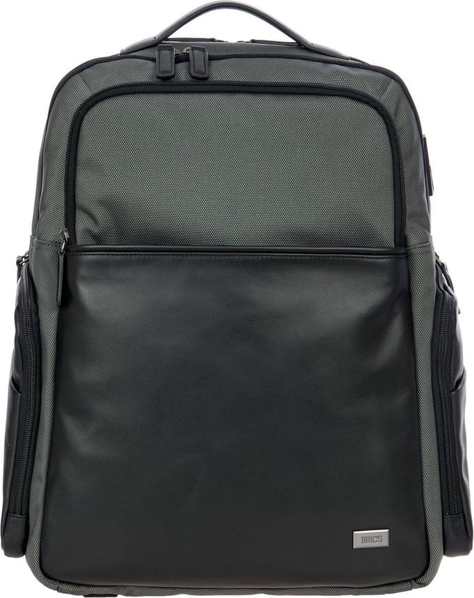BRIC'S Rugzak met laptopvak Monza Business Backpack Grey / Black Grijs