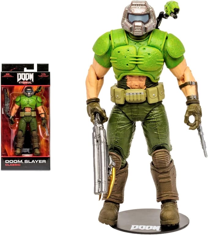 7 inch figuur van de DOOM Slayer uit DOOM Eternal - Gemaakt door McFarlane
