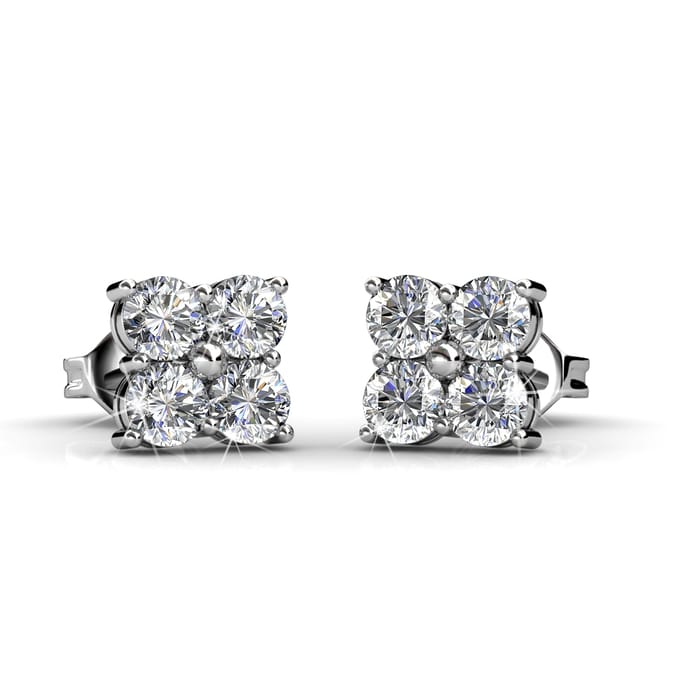 Sweet Square Sets - Zilver en Kristal
