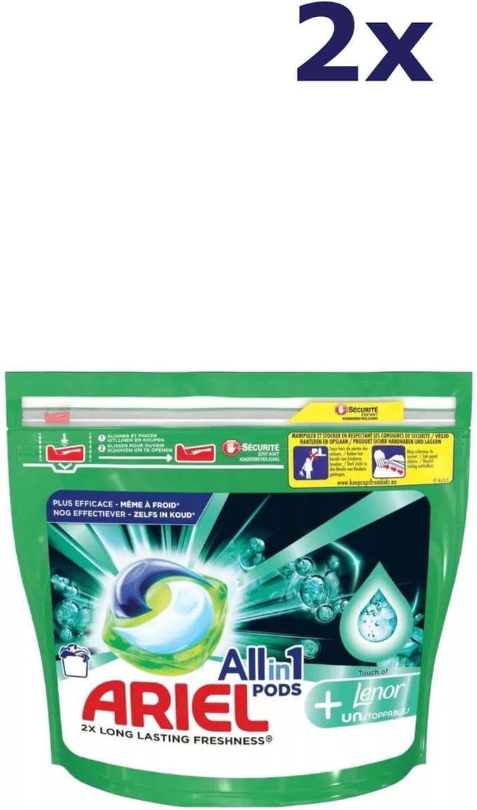 ARIEL Touch of Lenor All IN 1 Universal+ 76 pods