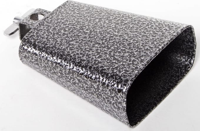 Fame M5 Cowbell 4 1/2" zwart / zilver - Cowbell