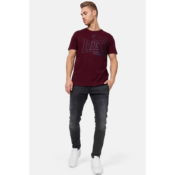 Lonsdale T-Shirt Langsett T-Shirt regular fit
