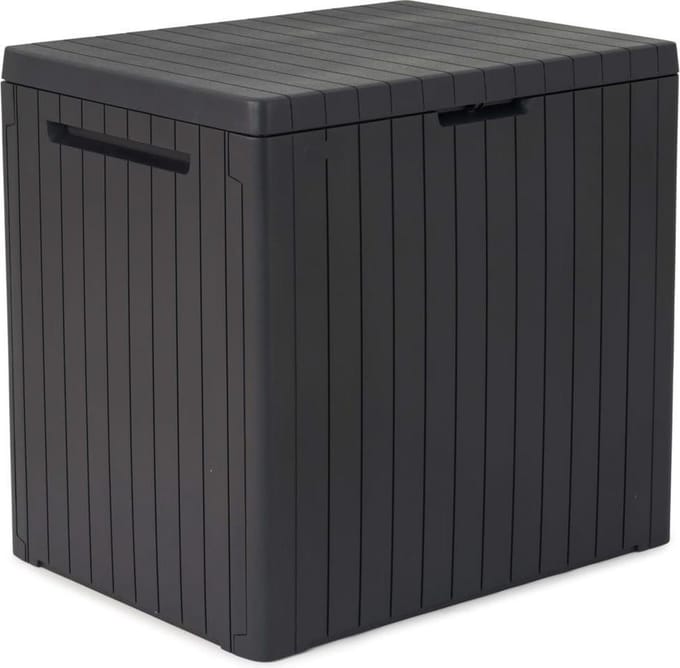 Keter City Opbergbox - 113L - 57.8x44x54.8 cm - Antraciet
